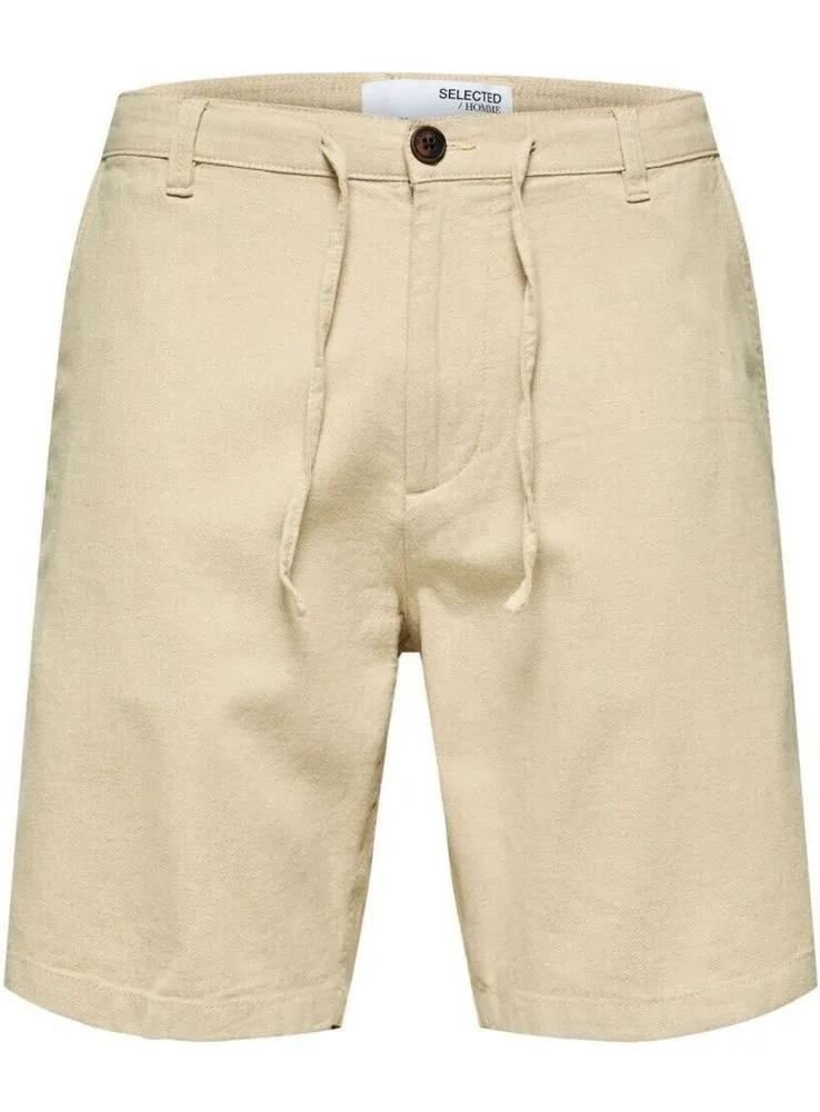 16087638 SLHREGULAR BRODY LINEN BERMUDAS