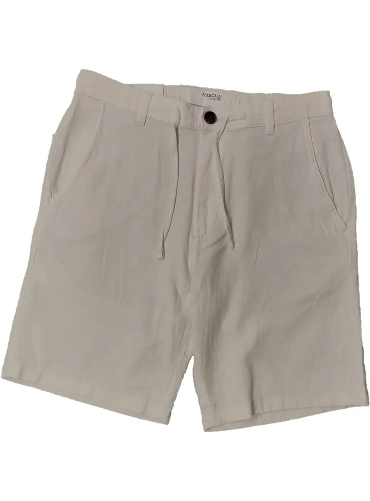 16087638 SLHREGULAR BRODY LINEN BERMUDAS
