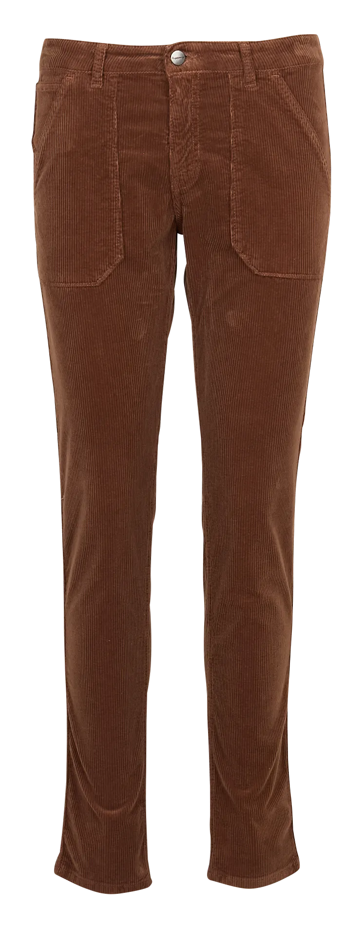 ACQUAVERDE PIERCE  PANTALóN SLIM DE PANA EN MARRON
