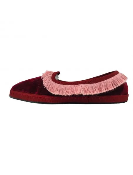 ALLAGIULIA Zapatillas Venezia Mujer Bordeaux/Cipria