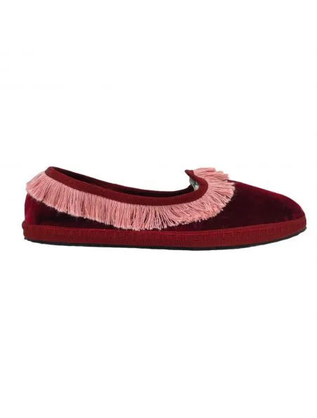 ALLAGIULIA Zapatillas Venezia Mujer Bordeaux/Cipria