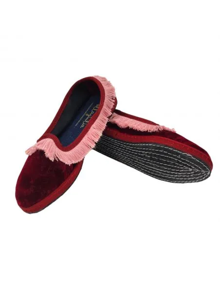 ALLAGIULIA Zapatillas Venezia Mujer Bordeaux/Cipria