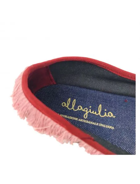 ALLAGIULIA Zapatillas Venezia Mujer Bordeaux/Cipria