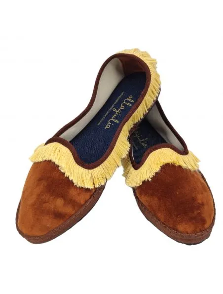 ALLAGIULIA Zapatillas Venezia Mujer Bruciato/Ocra