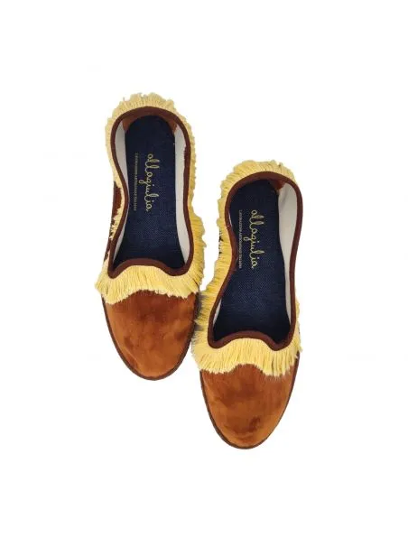 ALLAGIULIA Zapatillas Venezia Mujer Bruciato/Ocra