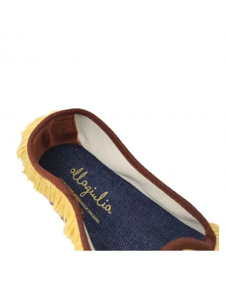 ALLAGIULIA Zapatillas Venezia Mujer Bruciato/Ocra