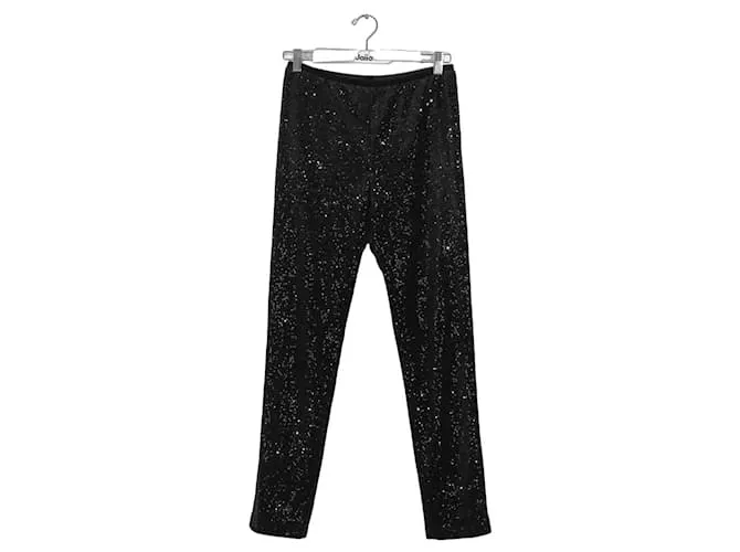 Autre Marque Pantalón recto negro 