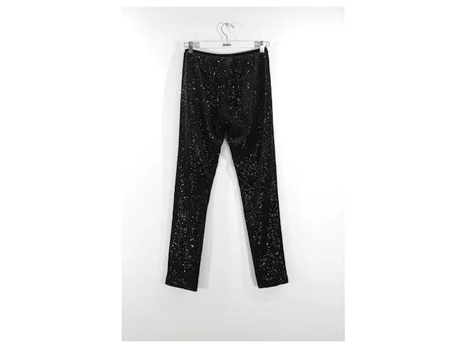 Autre Marque Pantalón recto negro 