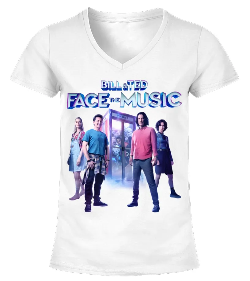 Bill and Ted's Excellent Adventure WT (10) Camiseta cuello pico Mujer
