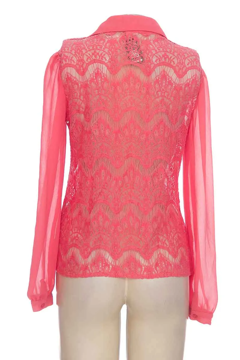 BLUSA COLOR ROSADO  SI STYLE