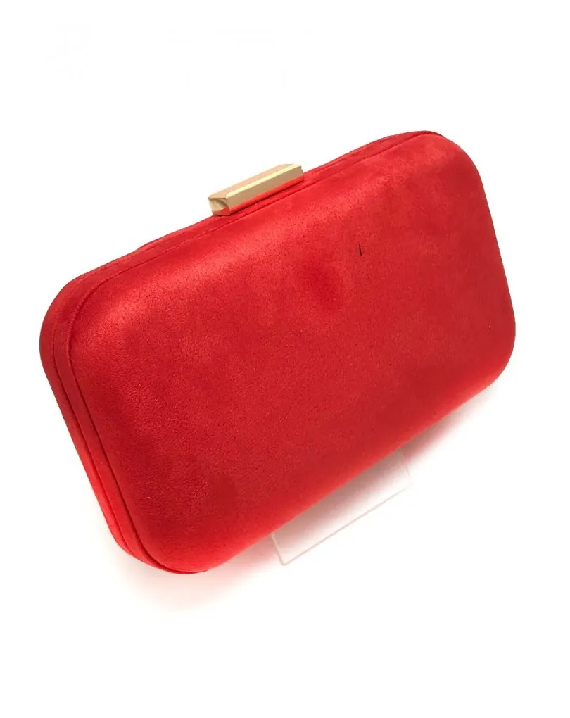 BOLSOS DE FIESTA ROJOS PARA BODAS, ADORNO DE BORLA LATERAL