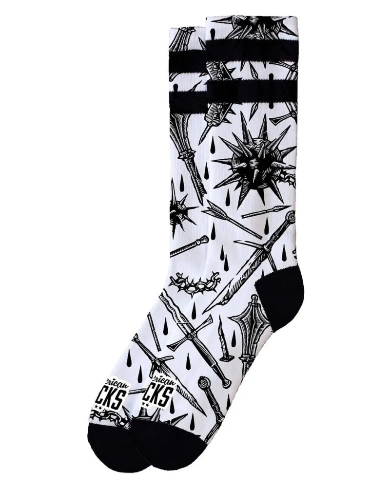 Calcetines american socks blancos worth it mid high
