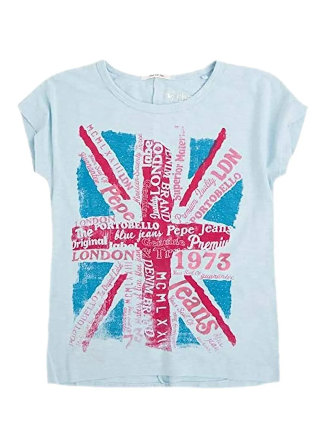 Camiseta azul Helia Pepe Jeans
