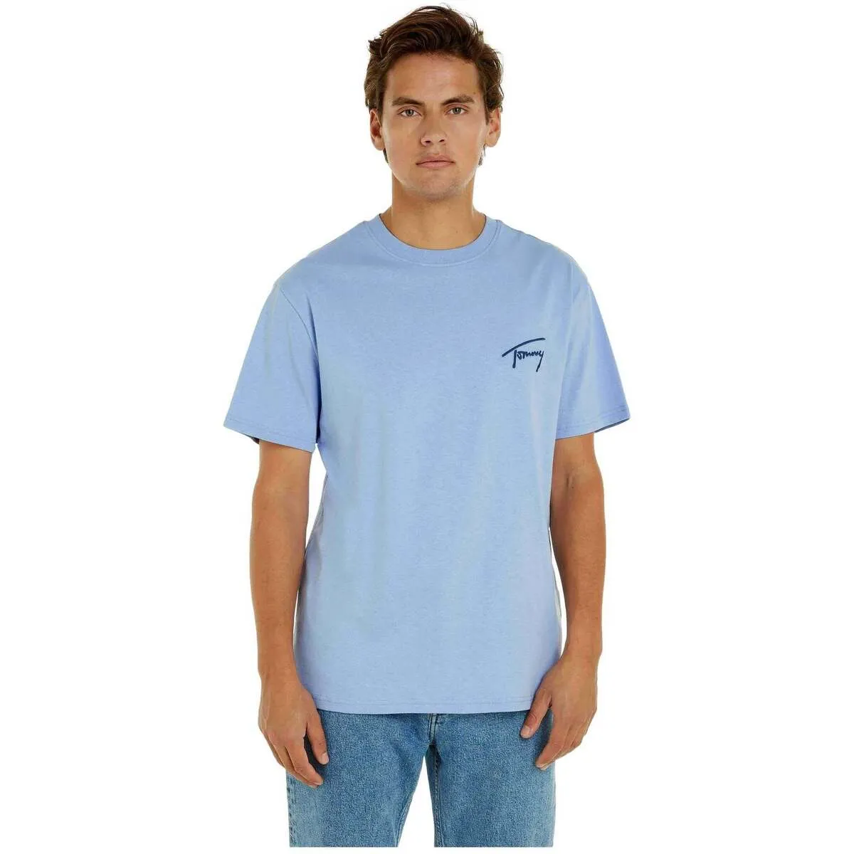 CAMISETA CON LOGO DISTINTIVO BORDADO  DM0DM17994