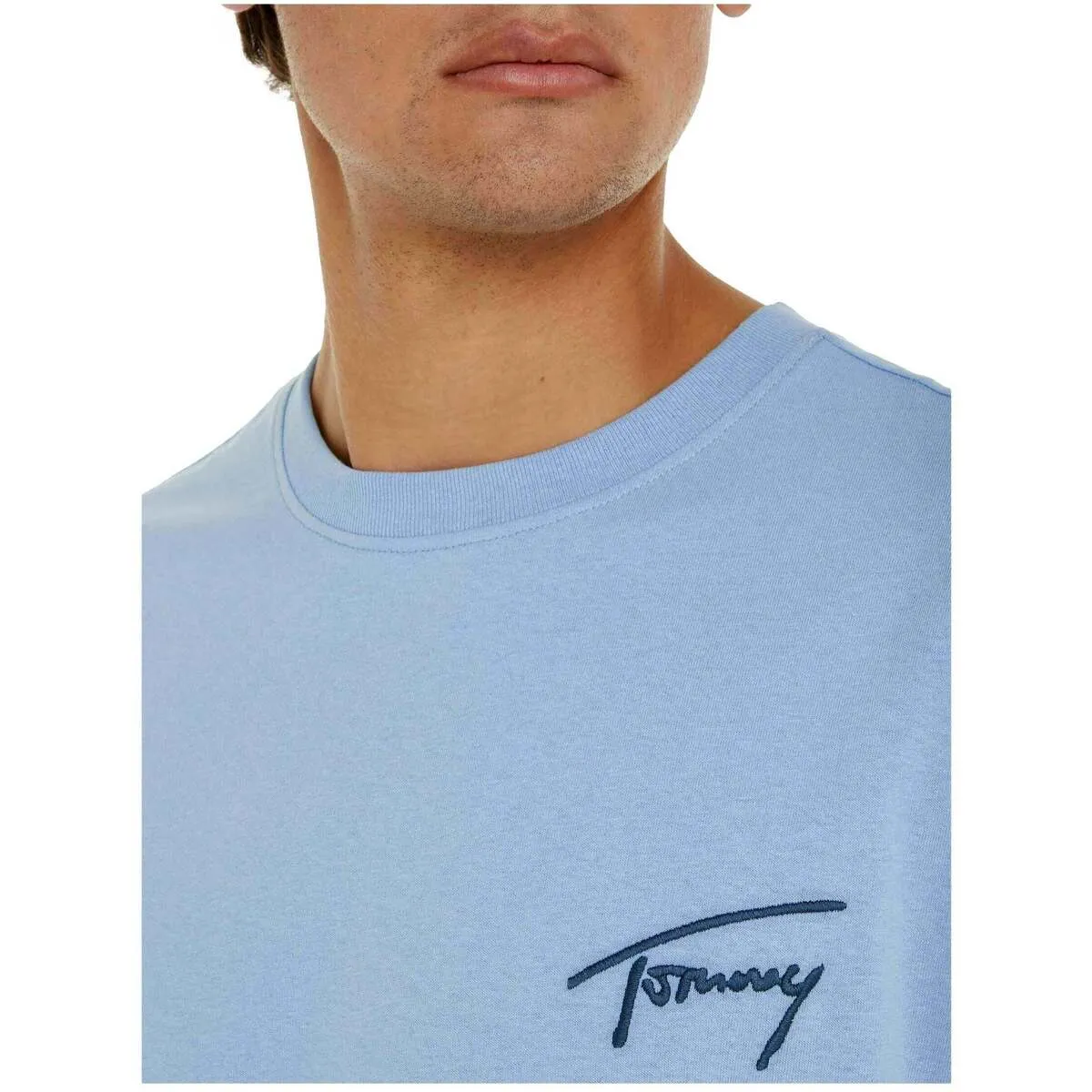 CAMISETA CON LOGO DISTINTIVO BORDADO  DM0DM17994