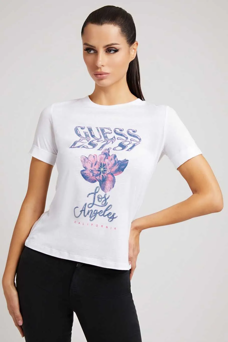 Camiseta para mujer de Guess Jeans – W2RI13K9RV0