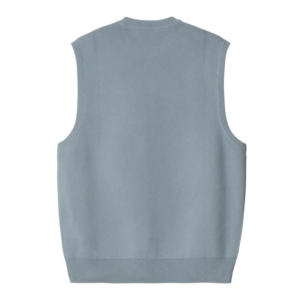 Carhartt felpa uomo Script Vest Sweater I033696.17N.XX