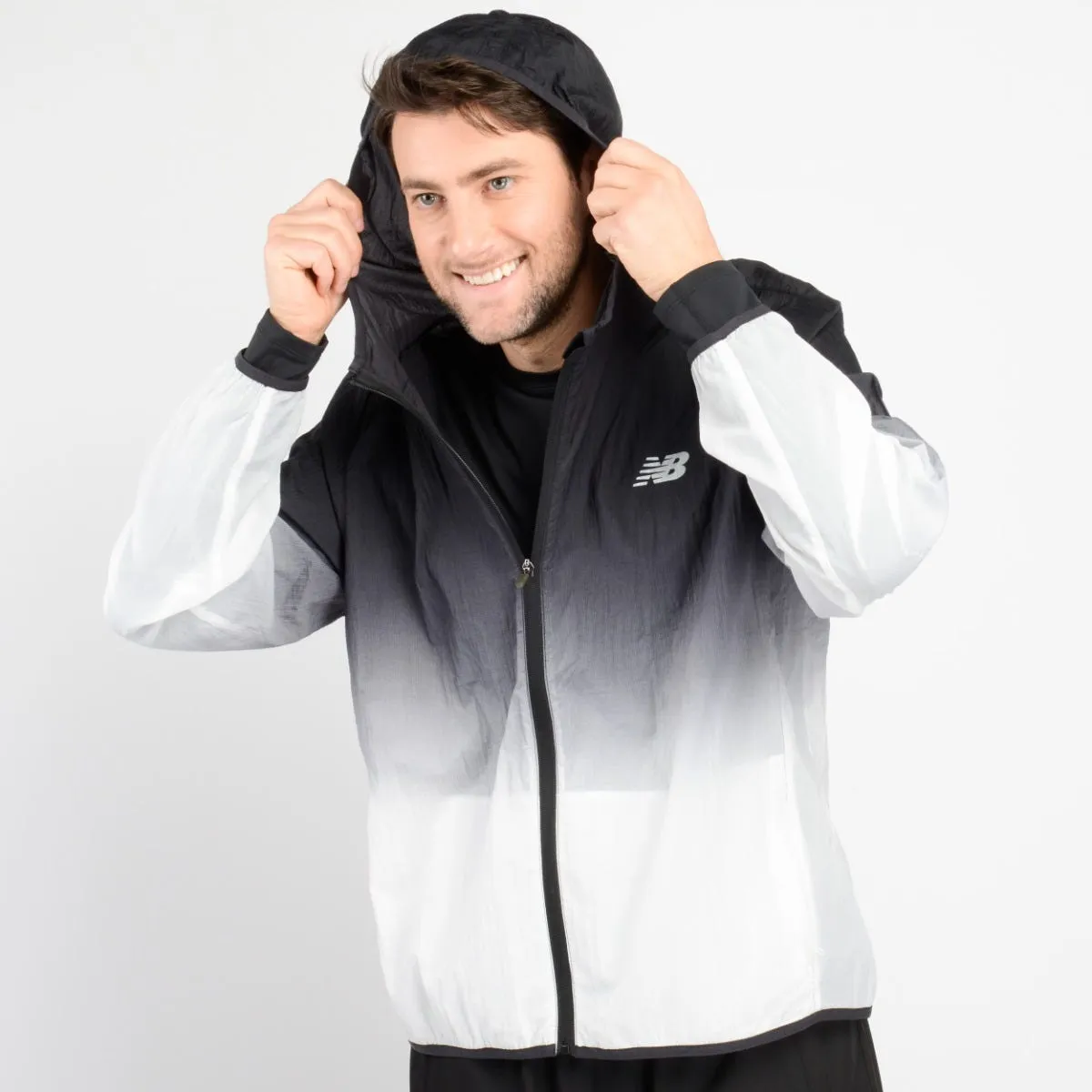 Cortaviento Running Hombre New Balance Bicolor