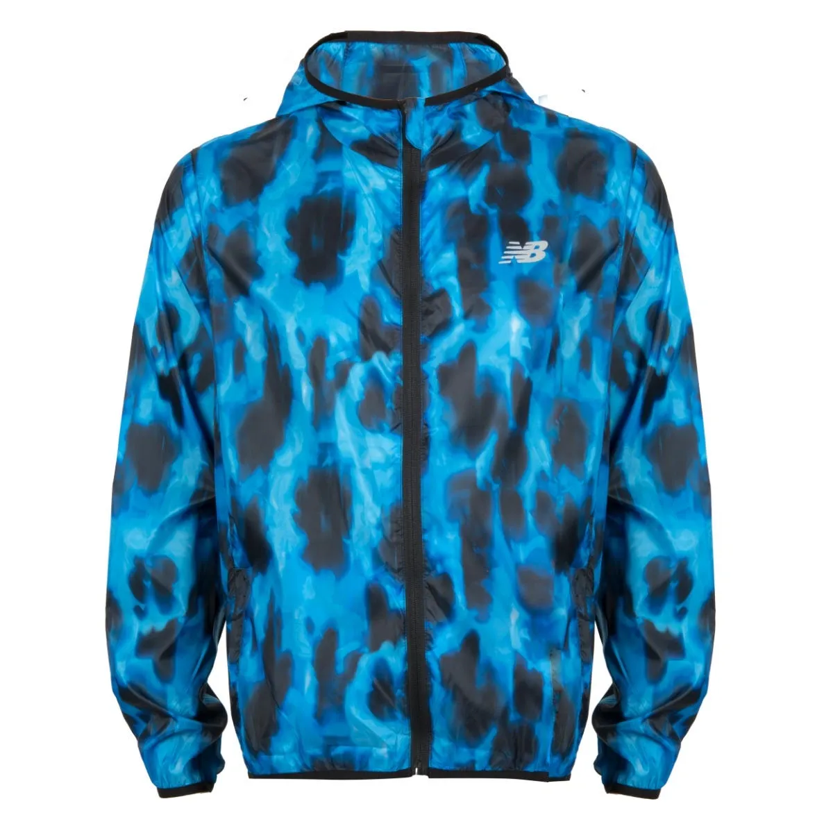 Cortavientos Running Hombre New Balance Empacable Azul