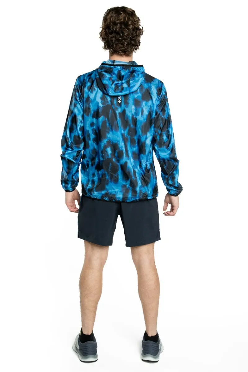 Cortavientos Running Hombre New Balance Empacable Azul