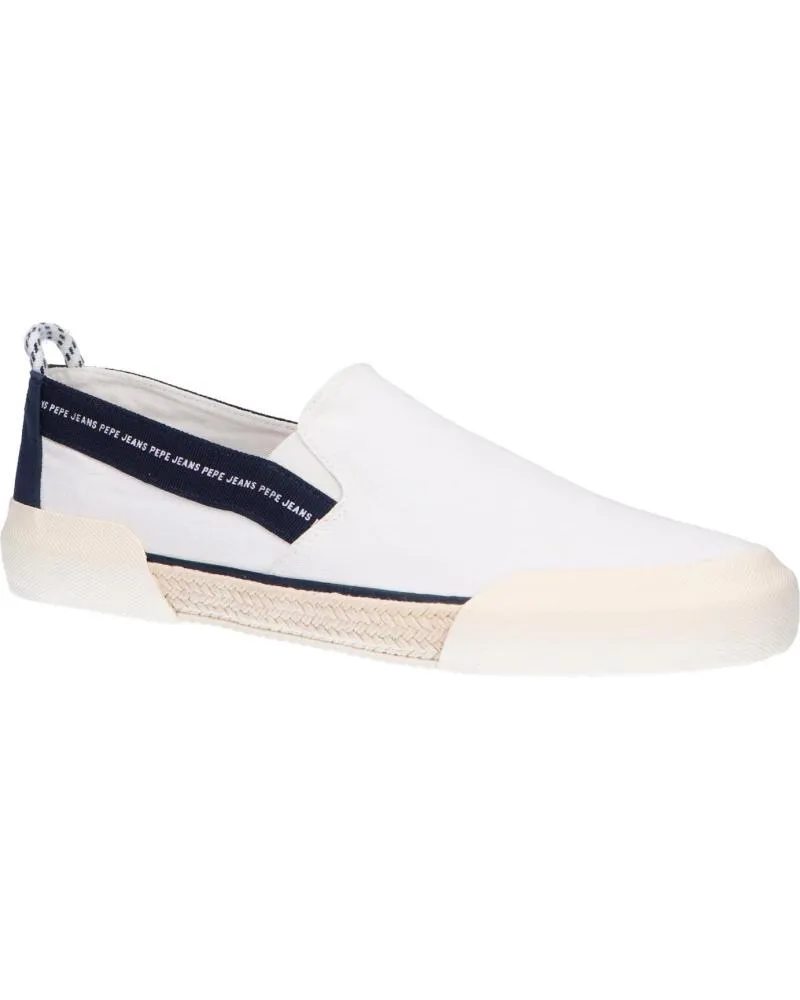 Deportivas de Hombre PEPE JEANS PMS10277 CRUISE SLIP ON 800 WHITE