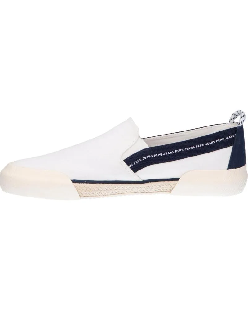 Deportivas de Hombre PEPE JEANS PMS10277 CRUISE SLIP ON 800 WHITE