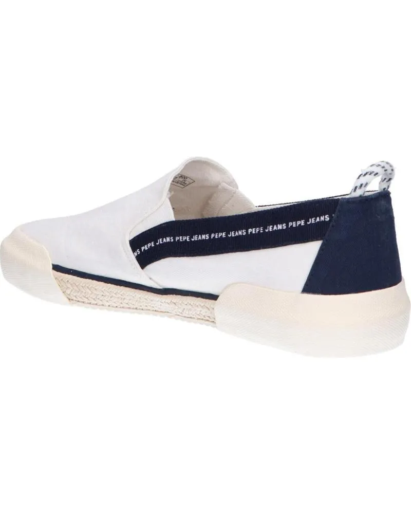 Deportivas de Hombre PEPE JEANS PMS10277 CRUISE SLIP ON 800 WHITE