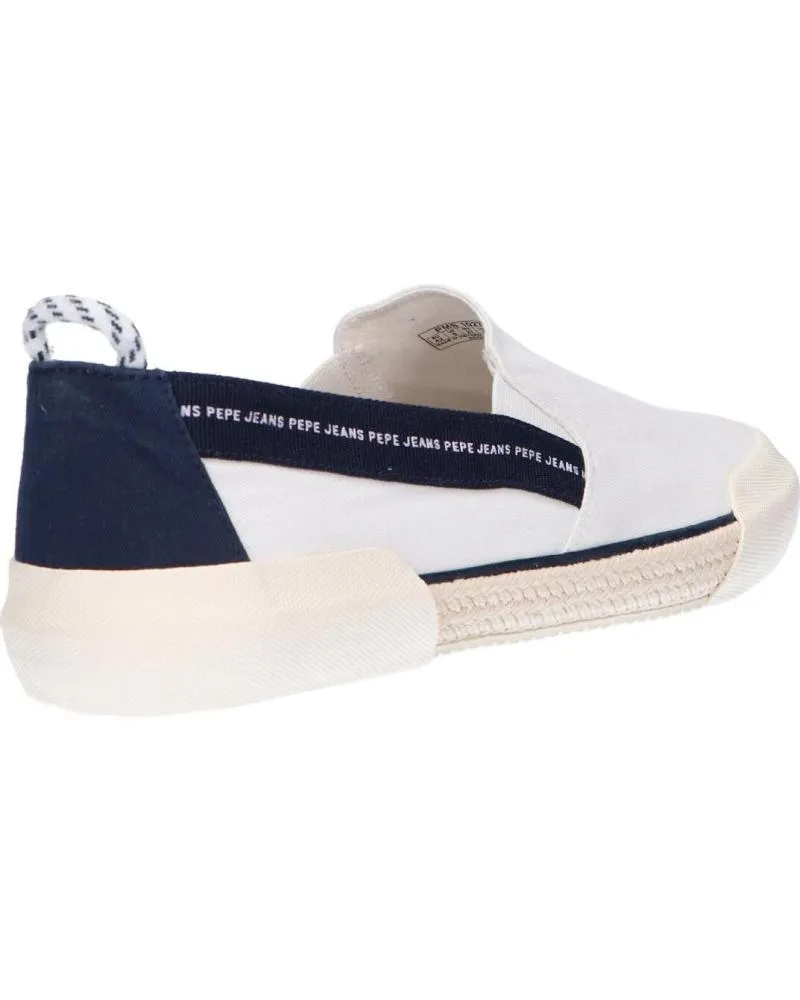 Deportivas de Hombre PEPE JEANS PMS10277 CRUISE SLIP ON 800 WHITE
