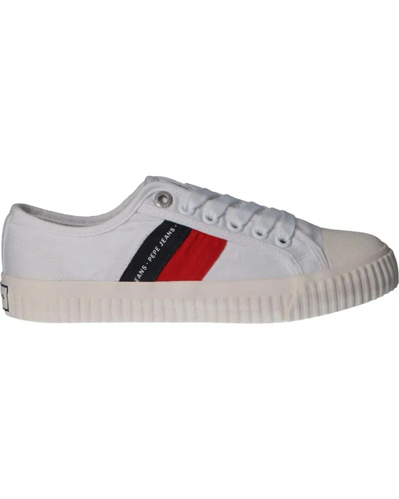 Deportivas de Mujer y Niña y Niño PEPE JEANS PBS30427 MALIBU 800 WHITE