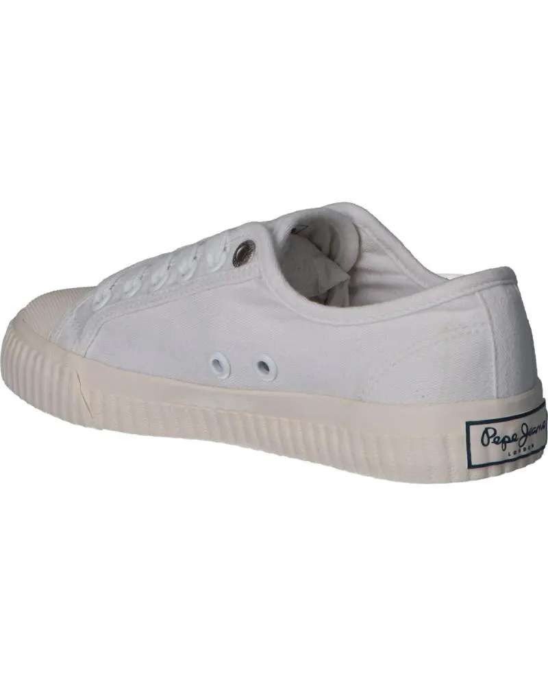 Deportivas de Mujer y Niña y Niño PEPE JEANS PBS30427 MALIBU 800 WHITE