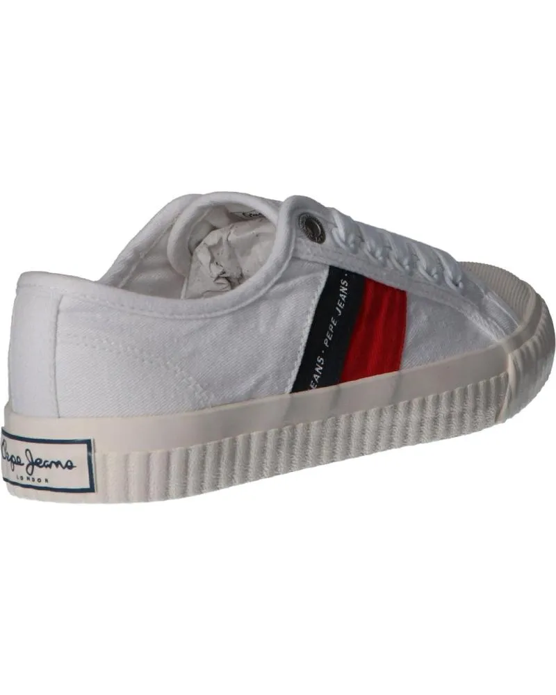 Deportivas de Mujer y Niña y Niño PEPE JEANS PBS30427 MALIBU 800 WHITE