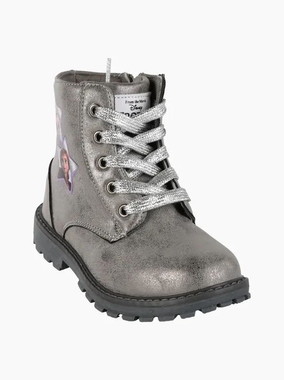 Disney Frozen Botas militares con cordones para niña