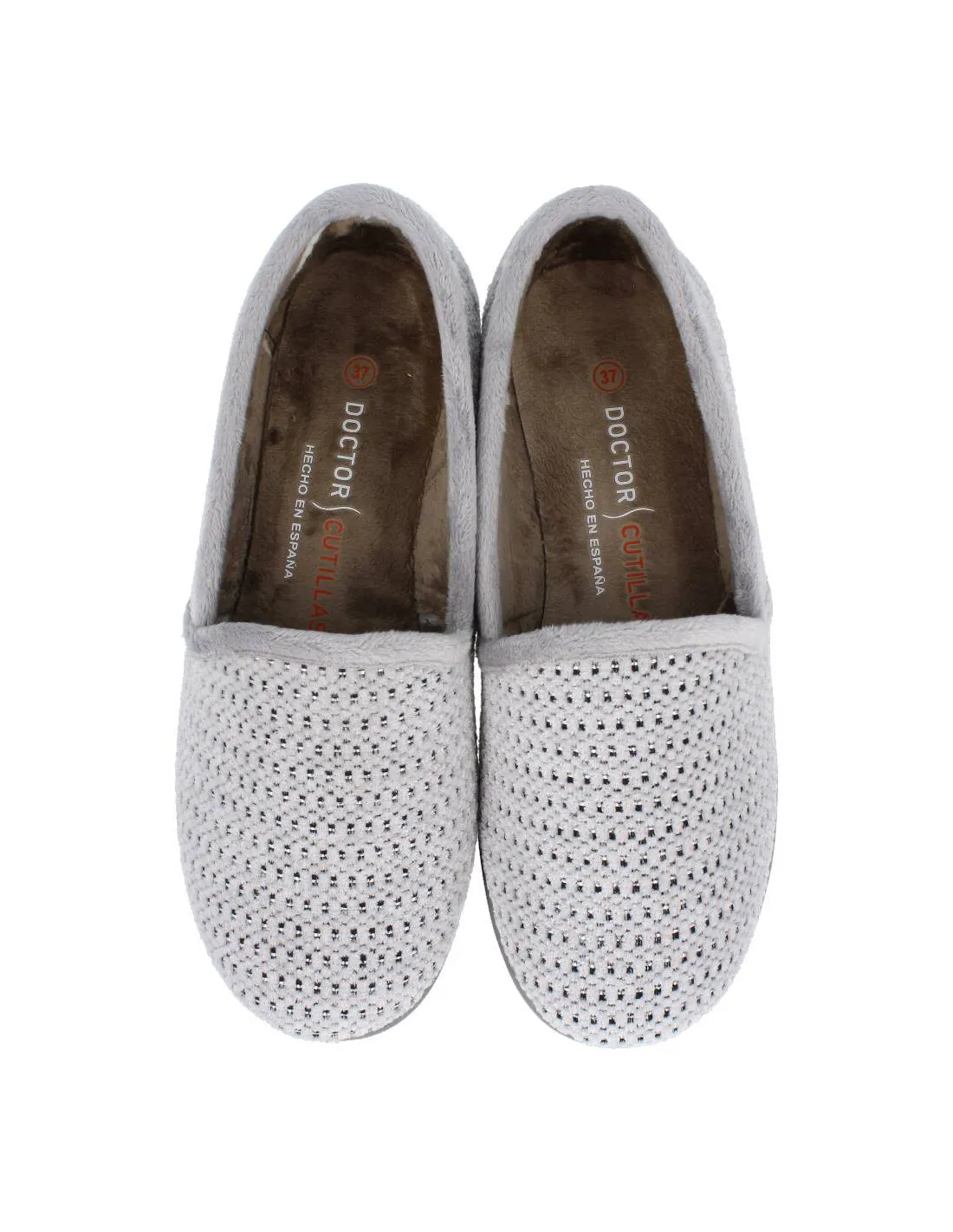 DOCTOR CUTILLAS  ZAPATILLAS CASA CUñA CERRADA GRIS