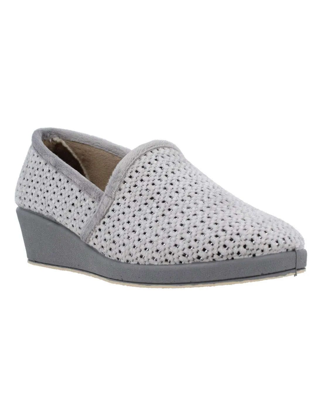 DOCTOR CUTILLAS  ZAPATILLAS CASA CUñA CERRADA GRIS