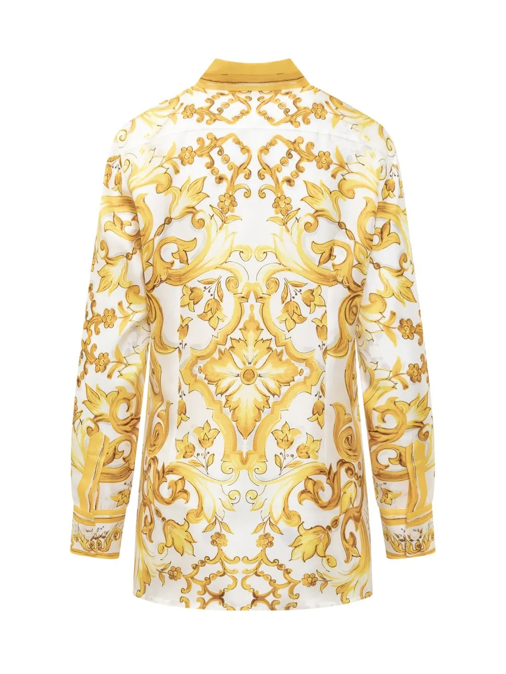 DOLCE & GABBANA Maiolica Silk Twill Shirt