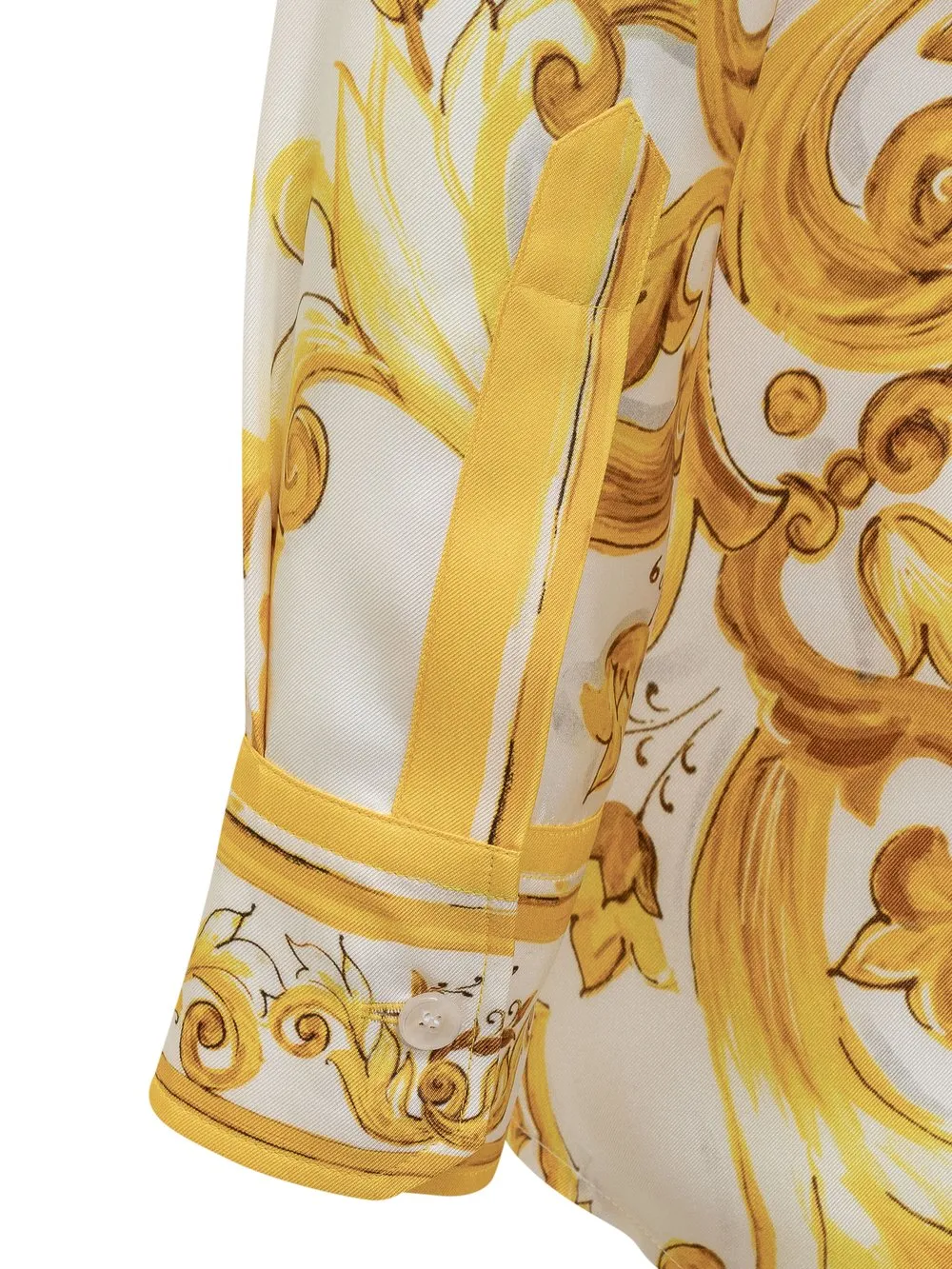 DOLCE & GABBANA Maiolica Silk Twill Shirt