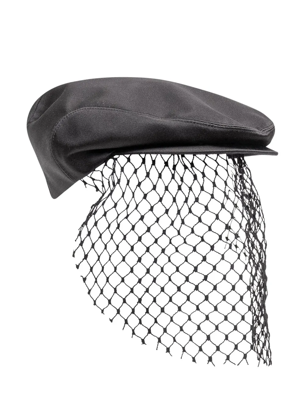 DOLCE & GABBANA Silk Satin Cap with Visor