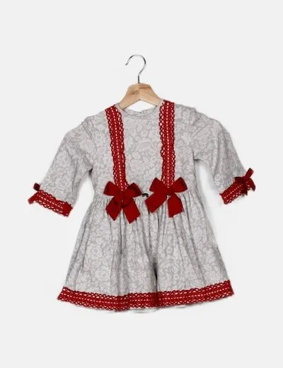 Dolce Petit Vestido bicolor combinado