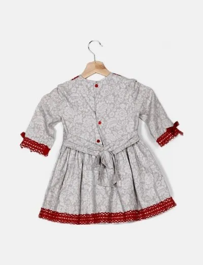 Dolce Petit Vestido bicolor combinado