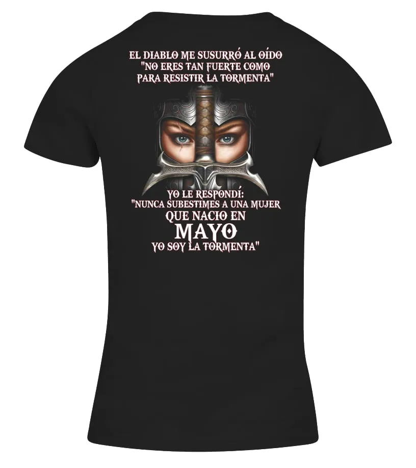 El Diablo me susurró al oído " No eres tan fuerte como para resistir la torment… Camiseta cuello pico Mujer