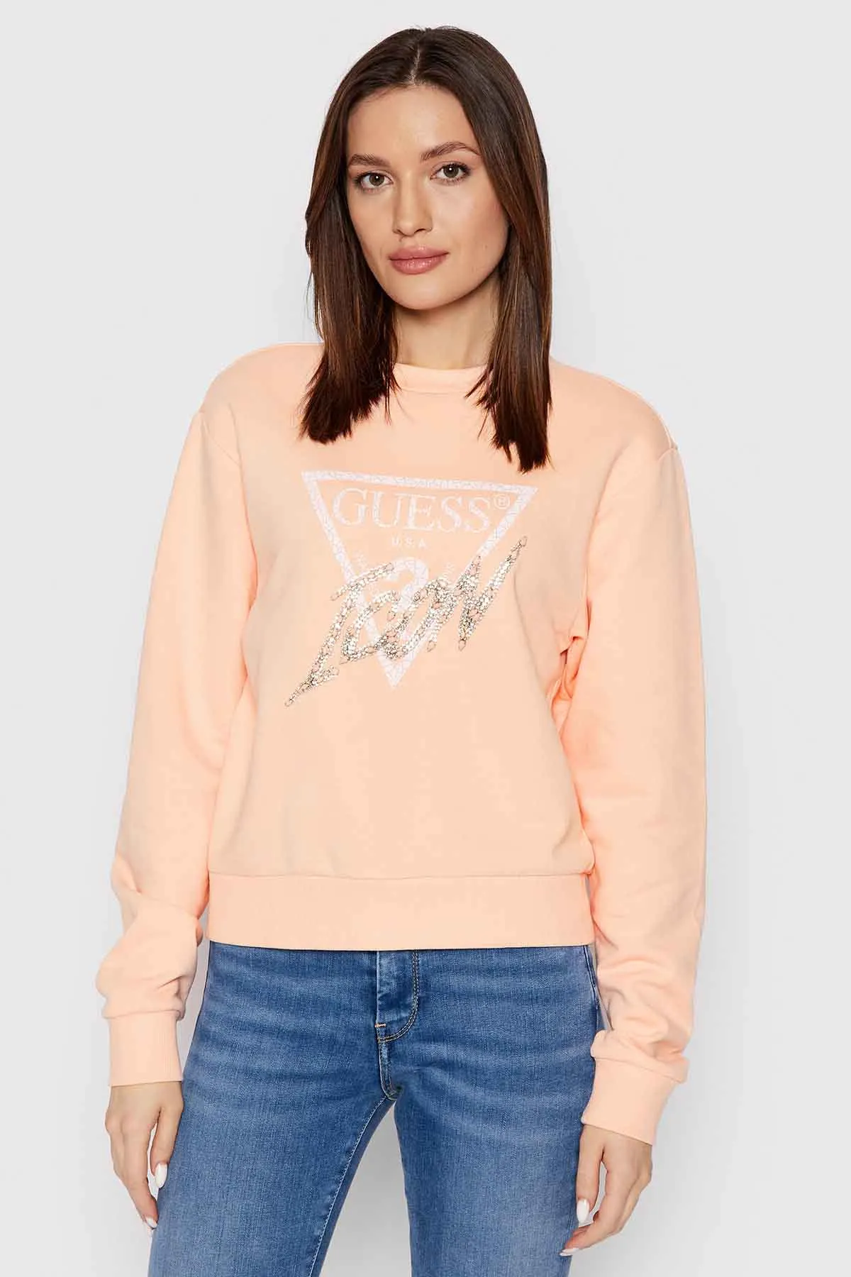 Felpa para mujer de Guess Jeans – W2GQ07KB680