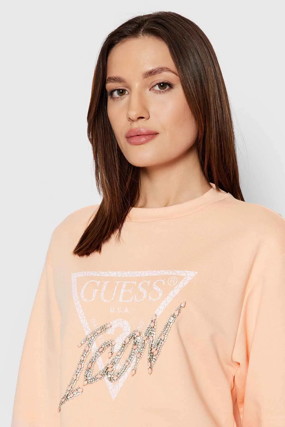 Felpa para mujer de Guess Jeans – W2GQ07KB680