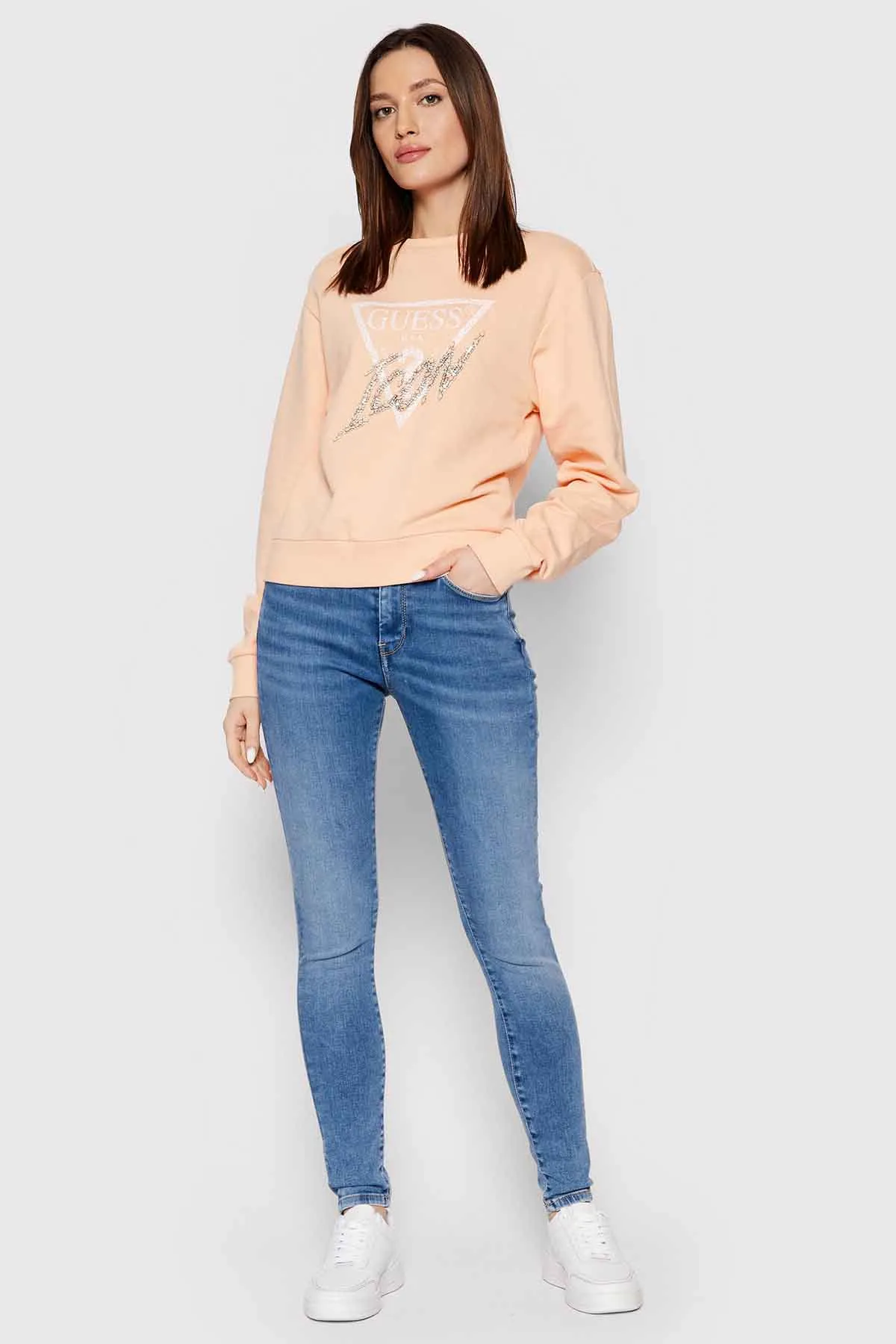 Felpa para mujer de Guess Jeans – W2GQ07KB680