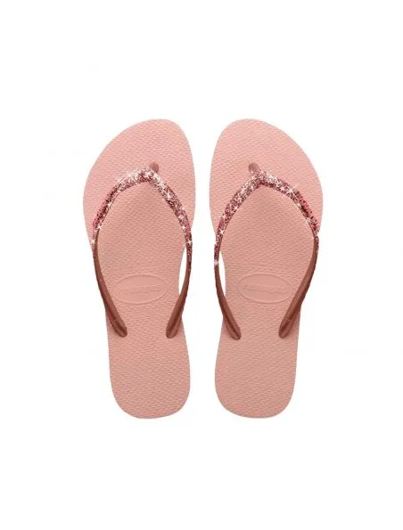 HAVAIANAS Chanclas Slim Glitter II Mujer Ballet Rose
