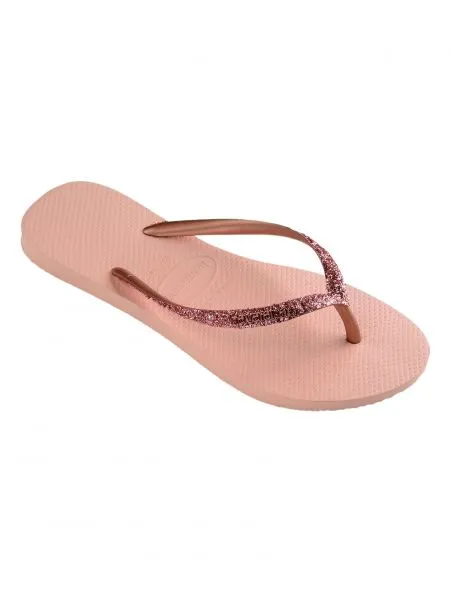HAVAIANAS Chanclas Slim Glitter II Mujer Ballet Rose
