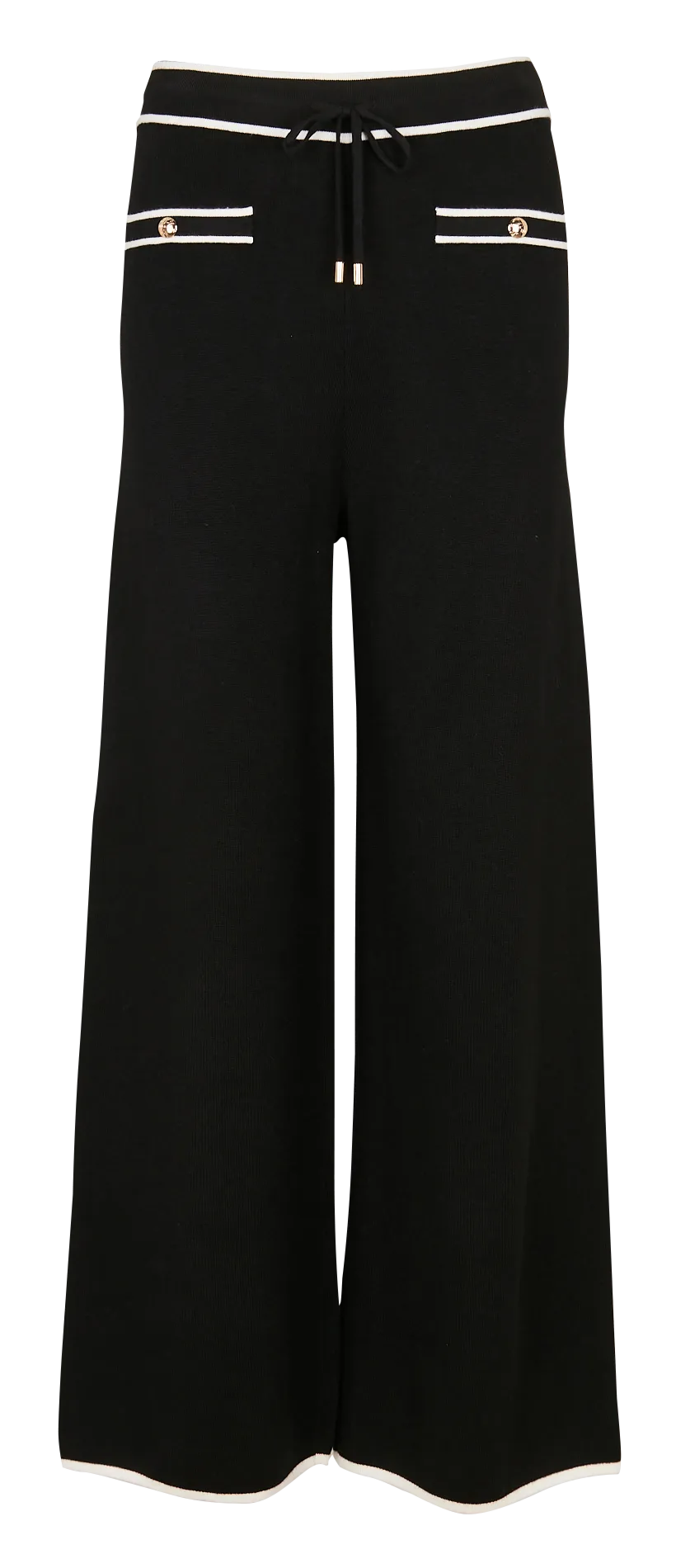 LIU JO Pantalón ancho en negro