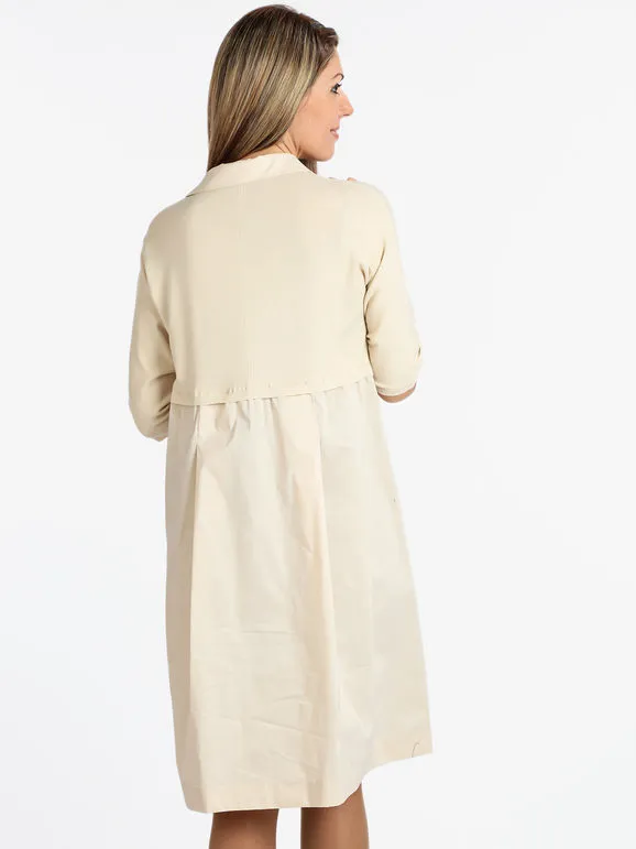Louise Orop Vestido de mujer de punto con cuello