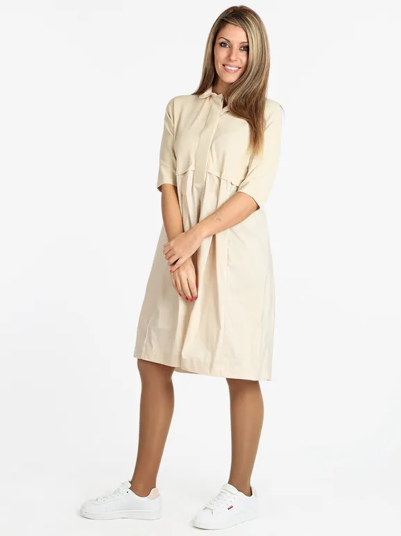 Louise Orop Vestido de mujer de punto con cuello