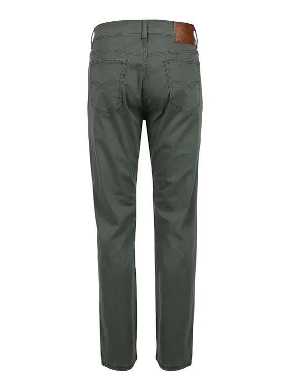 Max & Liu Pantalón de algodón de corte regular para hombre  tallas grandes
