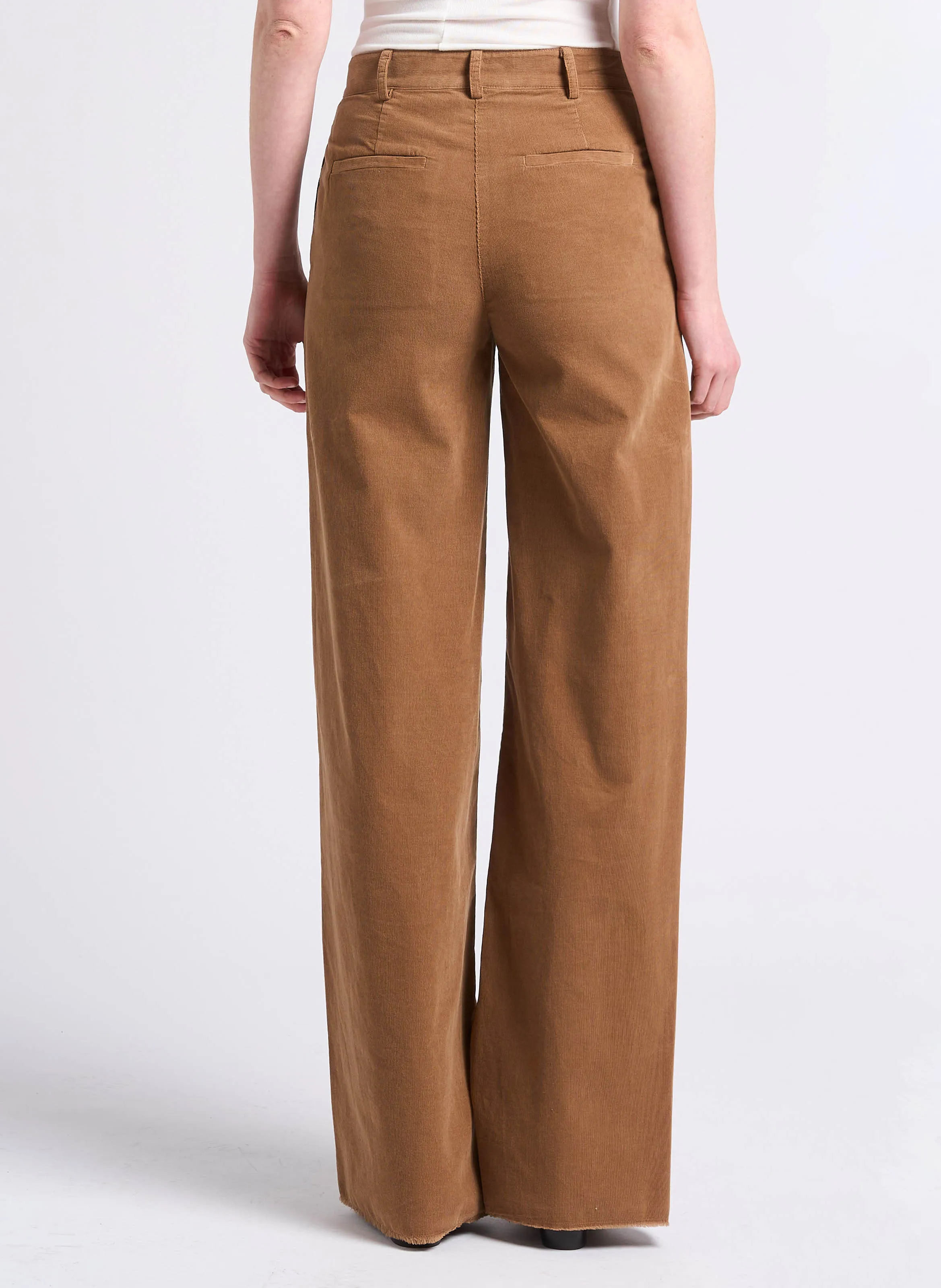 MAX&CO. EMERY  PANTALóN ANCHO EN BEIGE